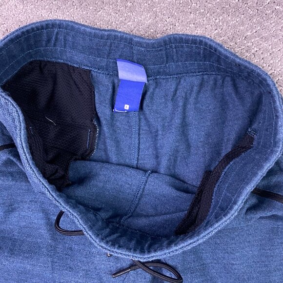 Nike Advance 15 Knit Tech Shorts Men's Large Blue Heather Gym Sweat Active Wear - Picture 5 of 13